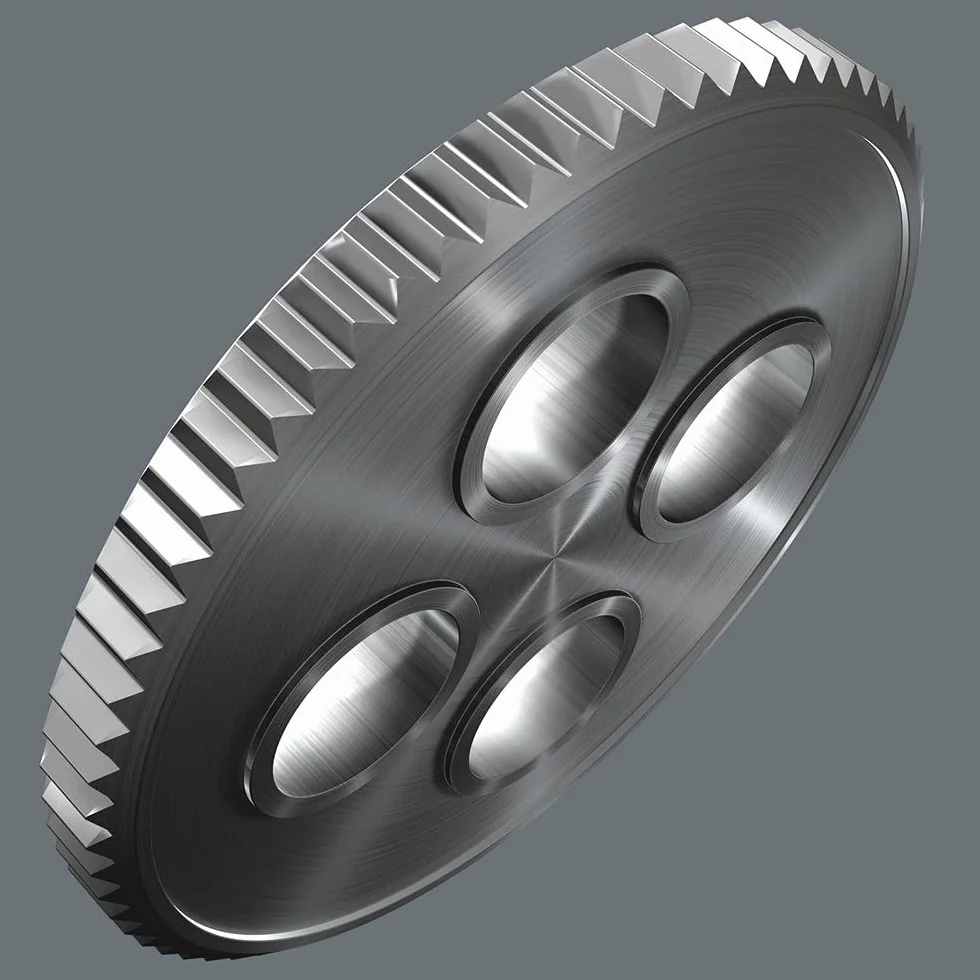 Wera 8011 Testa del cricchetto Zyklop Mini 4, 1/4", 1/4" x 50 mm