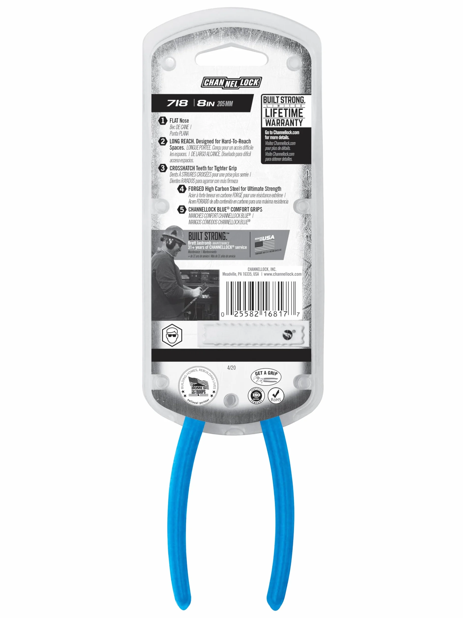 Channellock - Pinza a becco piatto