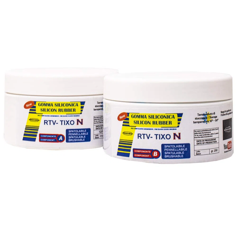 PROCHIMA GS518TG500 Gomma Siliconiche Rtv Tixo N A+B, 500 gr