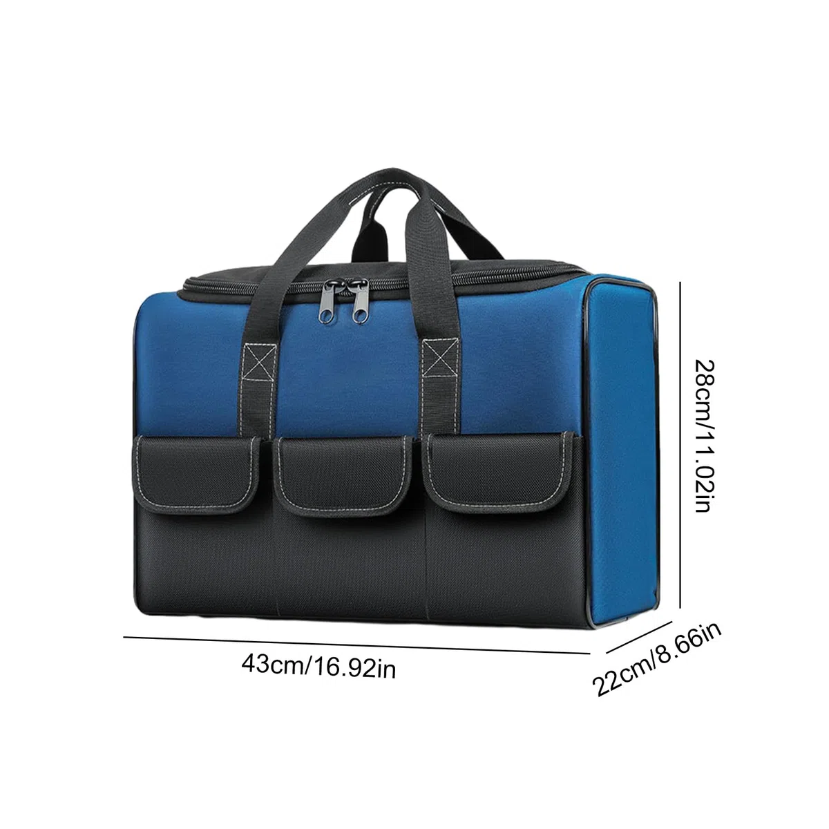 Borsa per Attrezzi Pesanti da Elettricista Impermeabile | Borsa Porta Utensili Professionale con Tasca Interna | Organizzatore per Borsa degli Attrezzi per Stoccaggio 'Attrezzatura