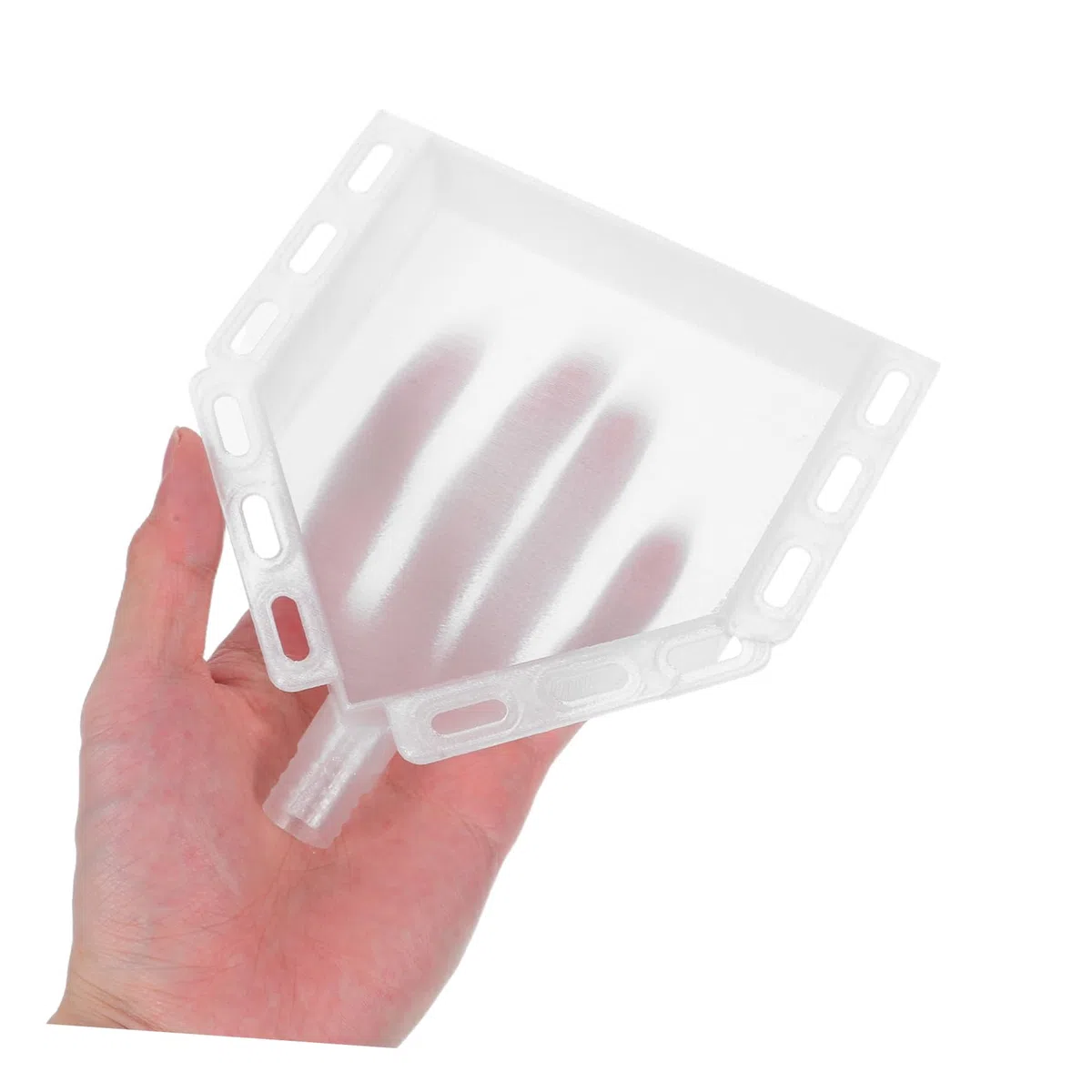 Vaschetta Raccogli-gocce Per Condizionatore D’aria in Plastica Resistente, Raccolta Condensa Foro Diametro 1,5 Cm, Accessorio Per Scarico Acqua Condizionatori, Protezione Pavimenti e Pareti